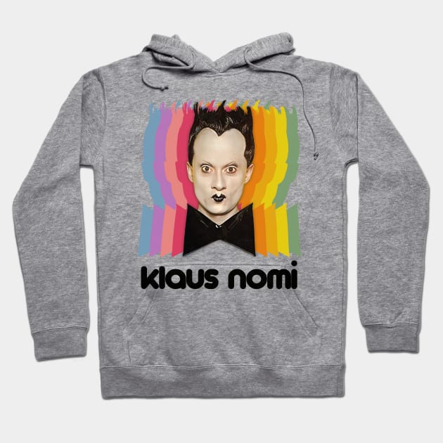 Klaus Nomi / Retro Fan Art Design Hoodie by DankFutura